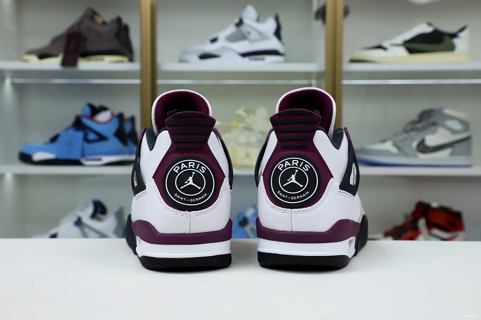 AIR SAINT-GERMAIN RETRO AIR 4 X 'BORDEAUX' PARIS JORDAN JORDAN 0709